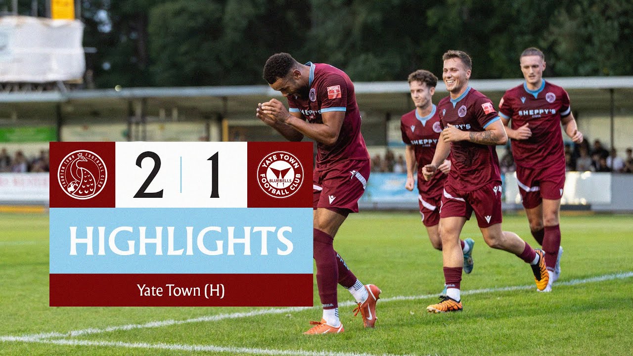 Taunton Town F.C. 2 – 1 Yate Town F.C. | Match Highlights | Southern League Premier South