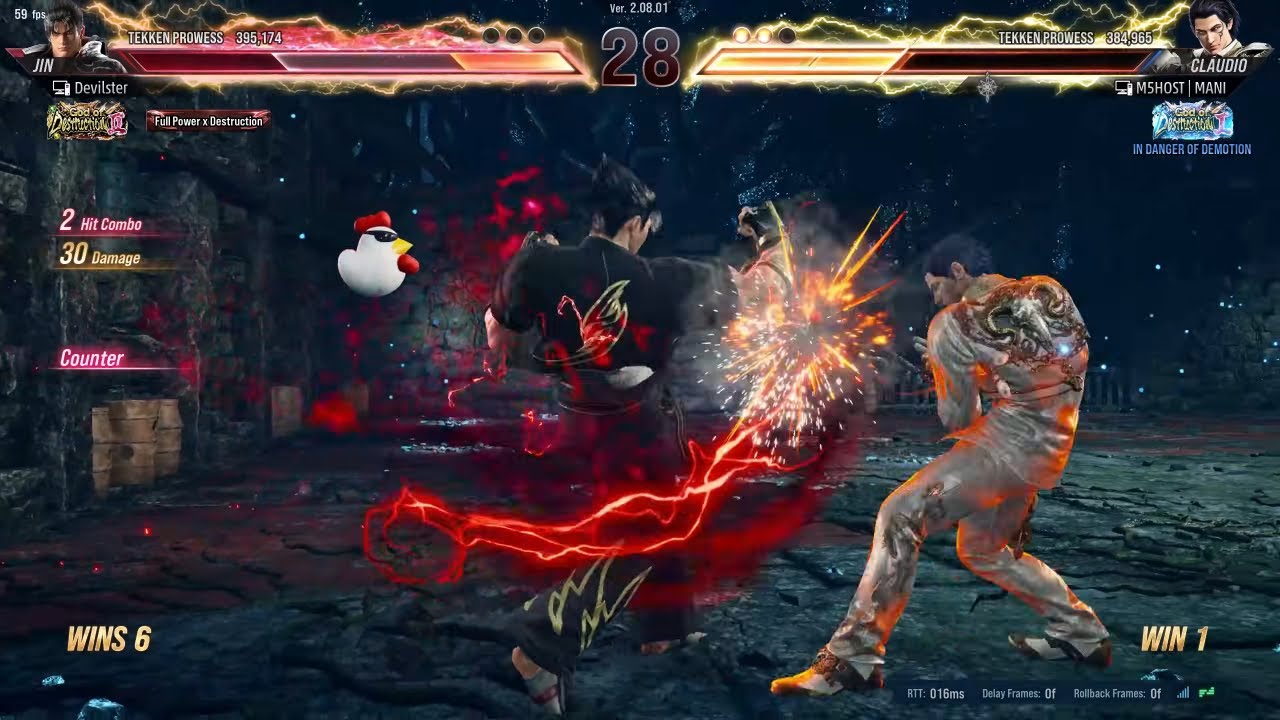 Crazy Aggressive G.O.D 1 Claudio Almost Beat My Wavu Wavu Jin!