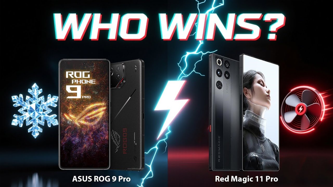 ROG Phone 9 Pro против RedMagic 11 Pro (2025) | Сравнение лучших игровых телефонов