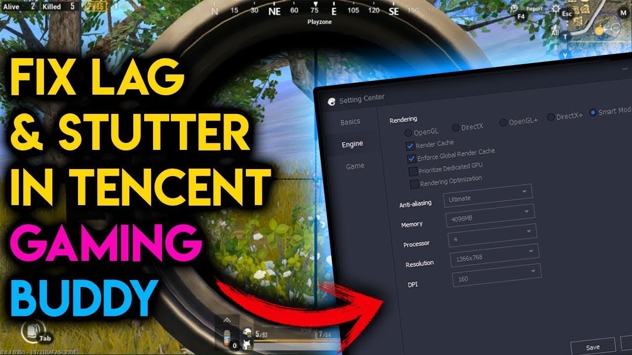 HOW TO FIX TENCENT GAMING BUDDY PUBG MOBILE LAG BEST SETTINGS FOR GAMING BUDDY 100% WORKS