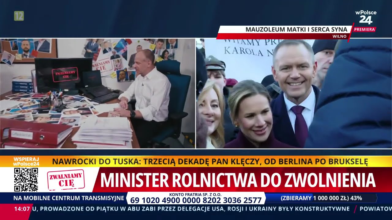 Minister rolnictwa do zwolnienia! Krajewski zawiódł! Zwalniamy Cię cz.1. 25.01.2026