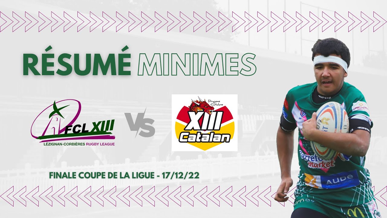 RÉSUMÉ | U15 Minimes - Lézignan VS XIII Catalan (Finale CDL)
