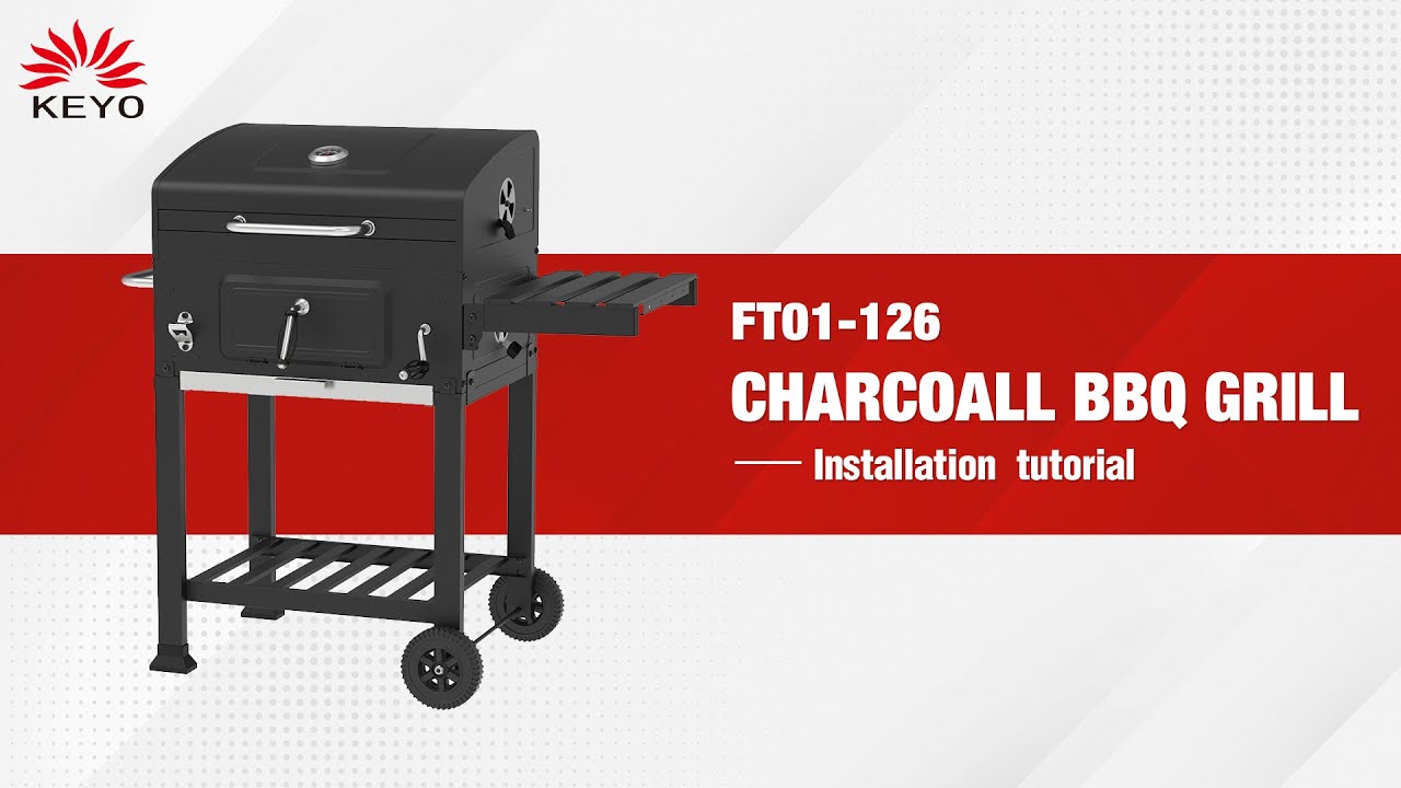 3D Animation: Step - by - Step Charcoal BBQ Grill Installation