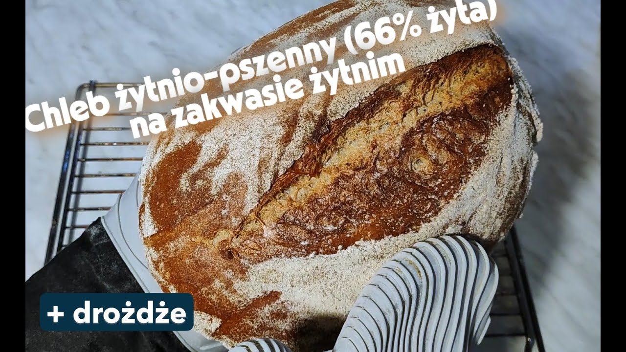 Chleb żytnio-pszenny (66% żyta) na zakwasie żytnim