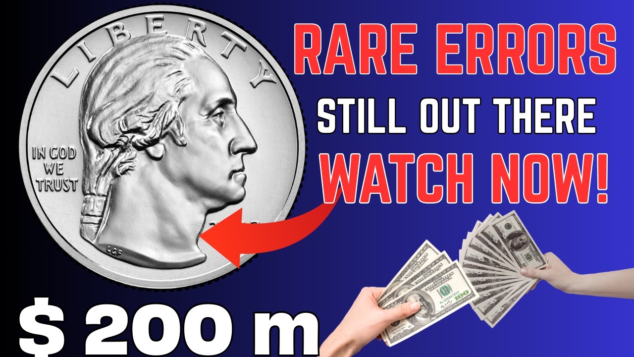 3 Washington Quarters That Could Make You A Millionaire — Are You Holding One Right Now?!