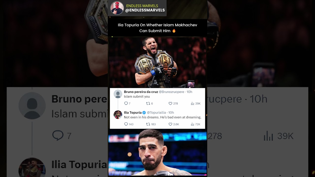 Ilia Topuria Talks Islam Makhachev Submission 🔥 