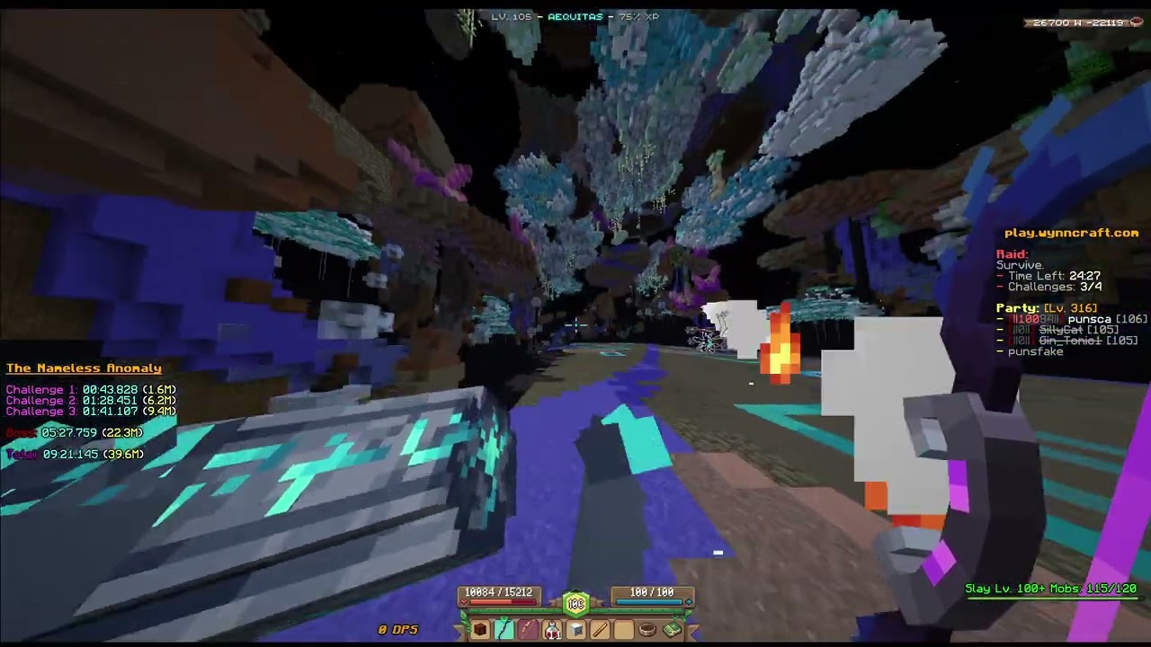 Wynncraft 2.1 - Leap Hmelee Archer - The Nameless Anomaly (Guild Raid)