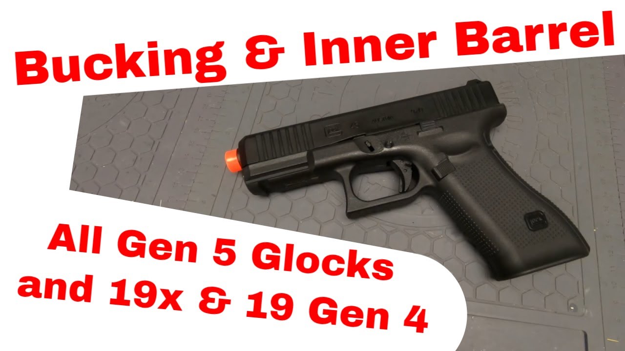 How to replace inner barrel and bucking for airsoft Glock gen 5