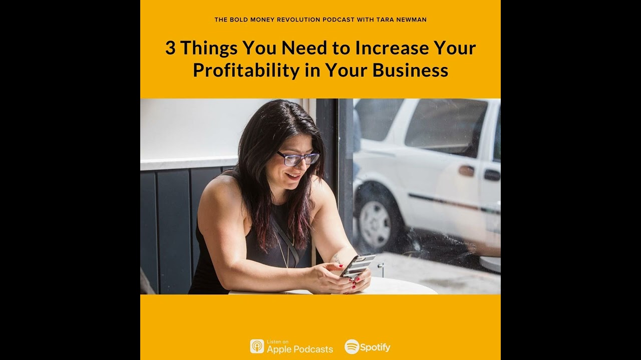 3 Things You Need to Increase Your Profitability in Your Business
