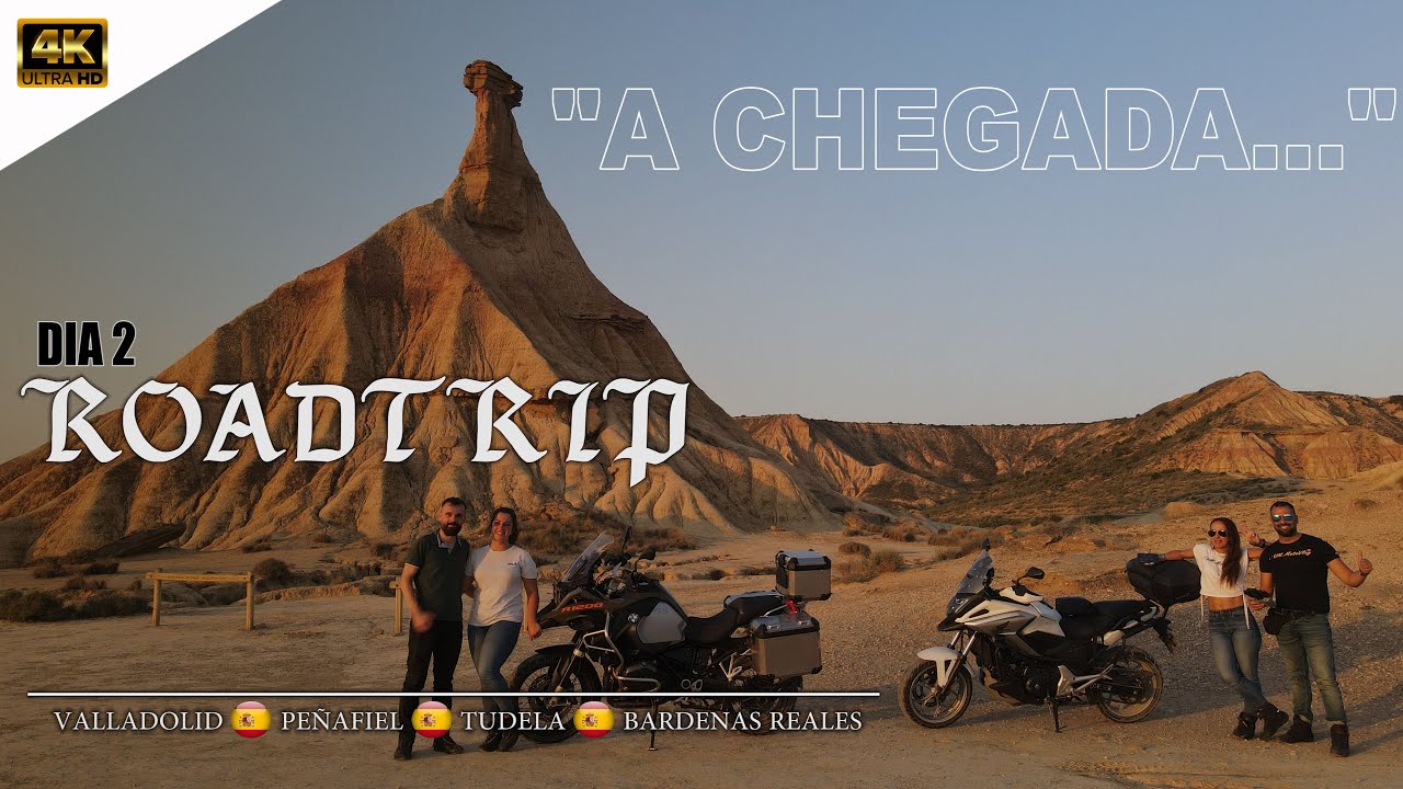 Deserto Bardenas Reales 🌵🏍 - ROADTRIP Espanha | DIA 2