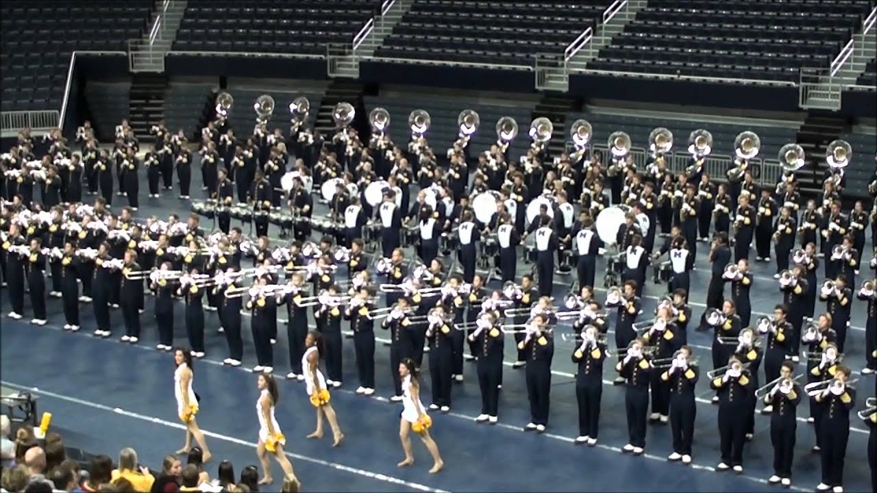 Heaven / Everytime We Touch - Michigan Marching Band 2011 @ Crisler Concert