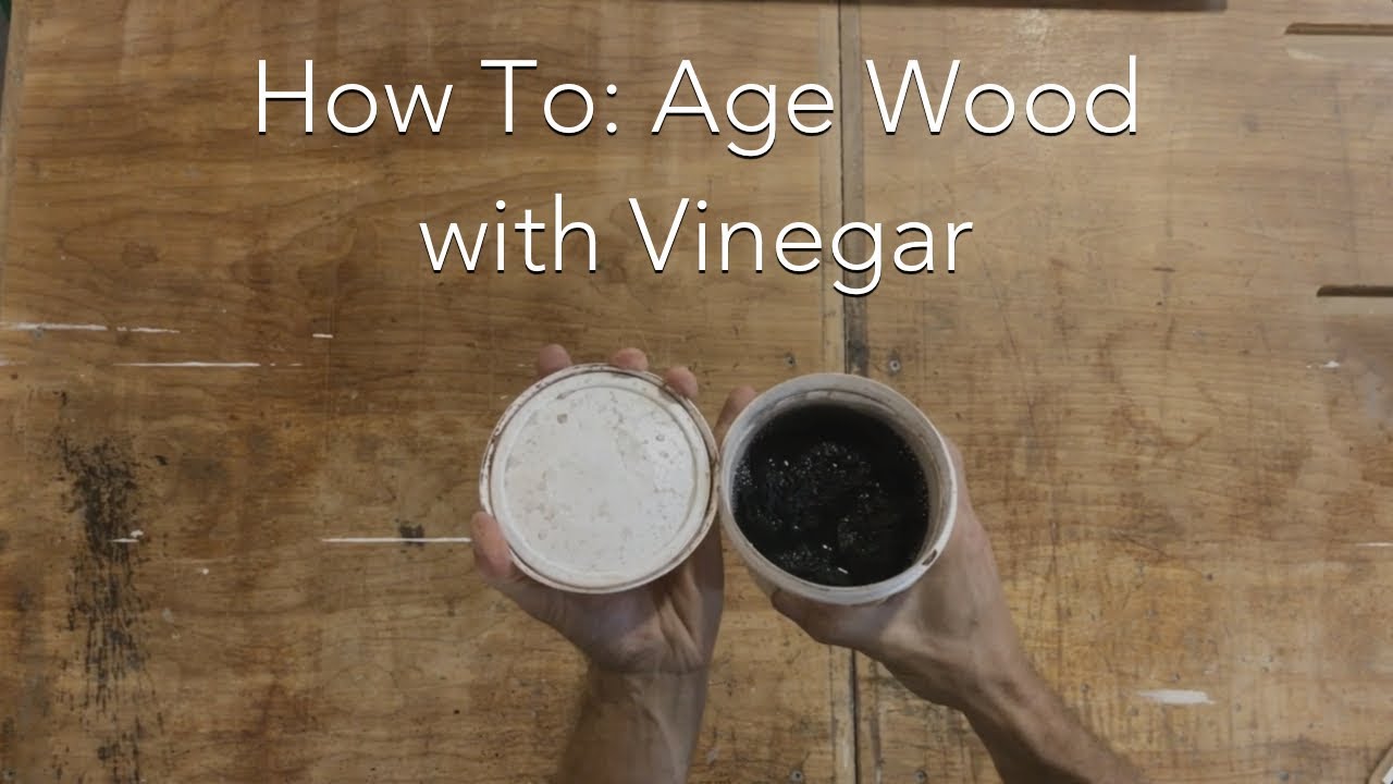 How to Age Wood with Vinegar