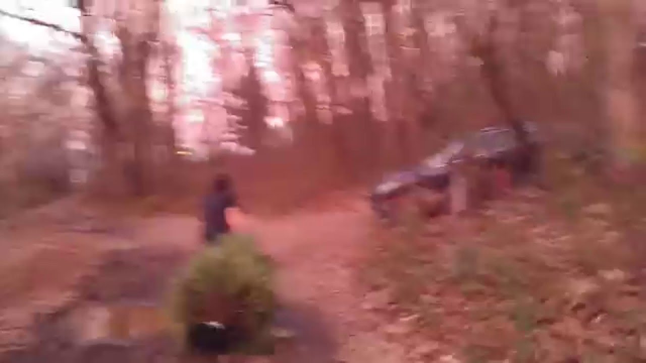 WILLIAM THROWS THE CHRISTMAS TREE IN THE WOODS!!!