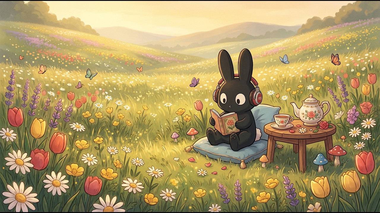 Bloom at your own pace. 🌼✨ music for reading, sleeping & stress relief