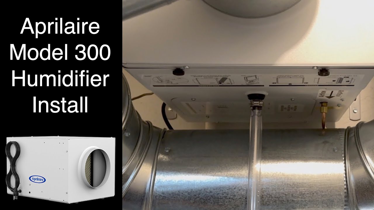 Fixing Dry Air Problems in Shed w/ Aprilaire 300