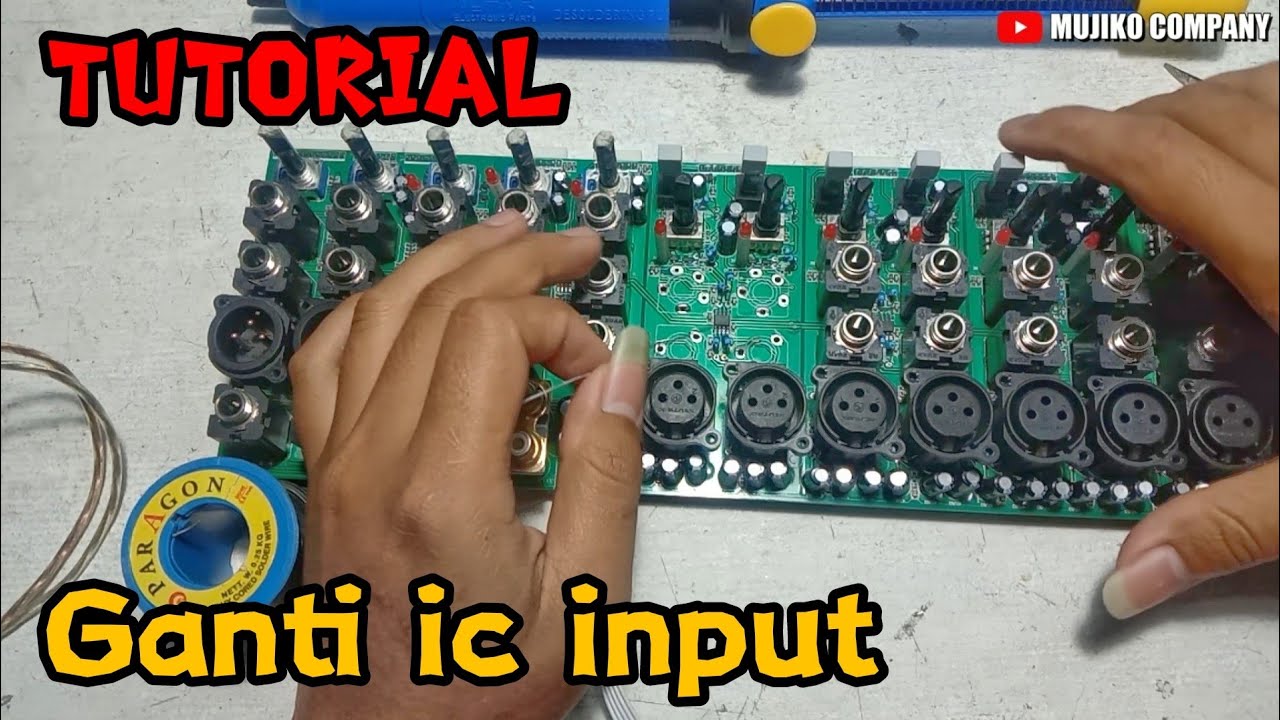 Servis mixer input Chanel mati