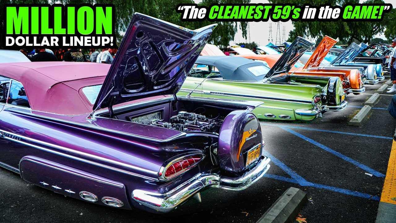 Million Dollar Lowrider Lineup | SouthSide CC Brings The Heat!