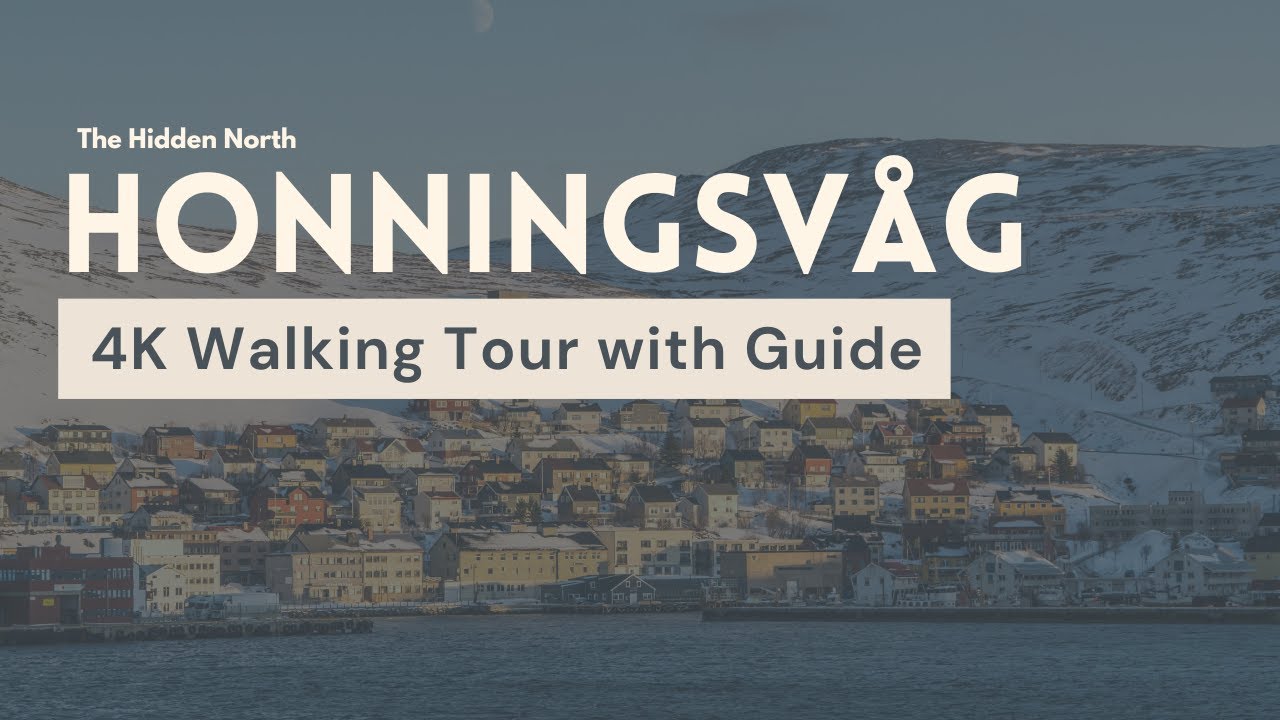 Honningsvåg Polar Night Walking Tour [4K with guide] | The Hidden North Walks