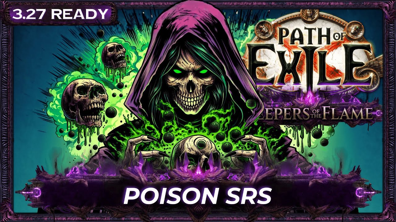 [PoE 3.27] POISON SRS BUILD - NECROMANCER - KEEPERS OF THE FLAME - PoE Builds