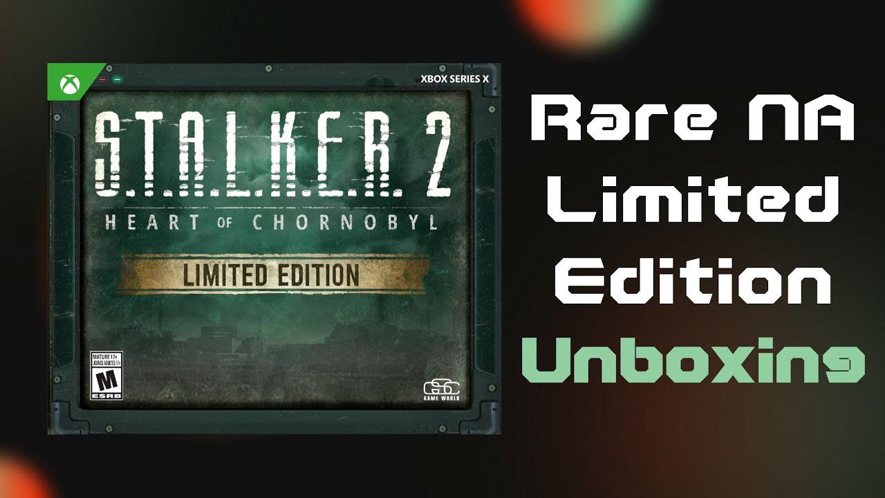 S.T.A.L.K.E.R. 2 Heart of Chornobyl North American Limited Edition Unboxing (Xbox Series X)