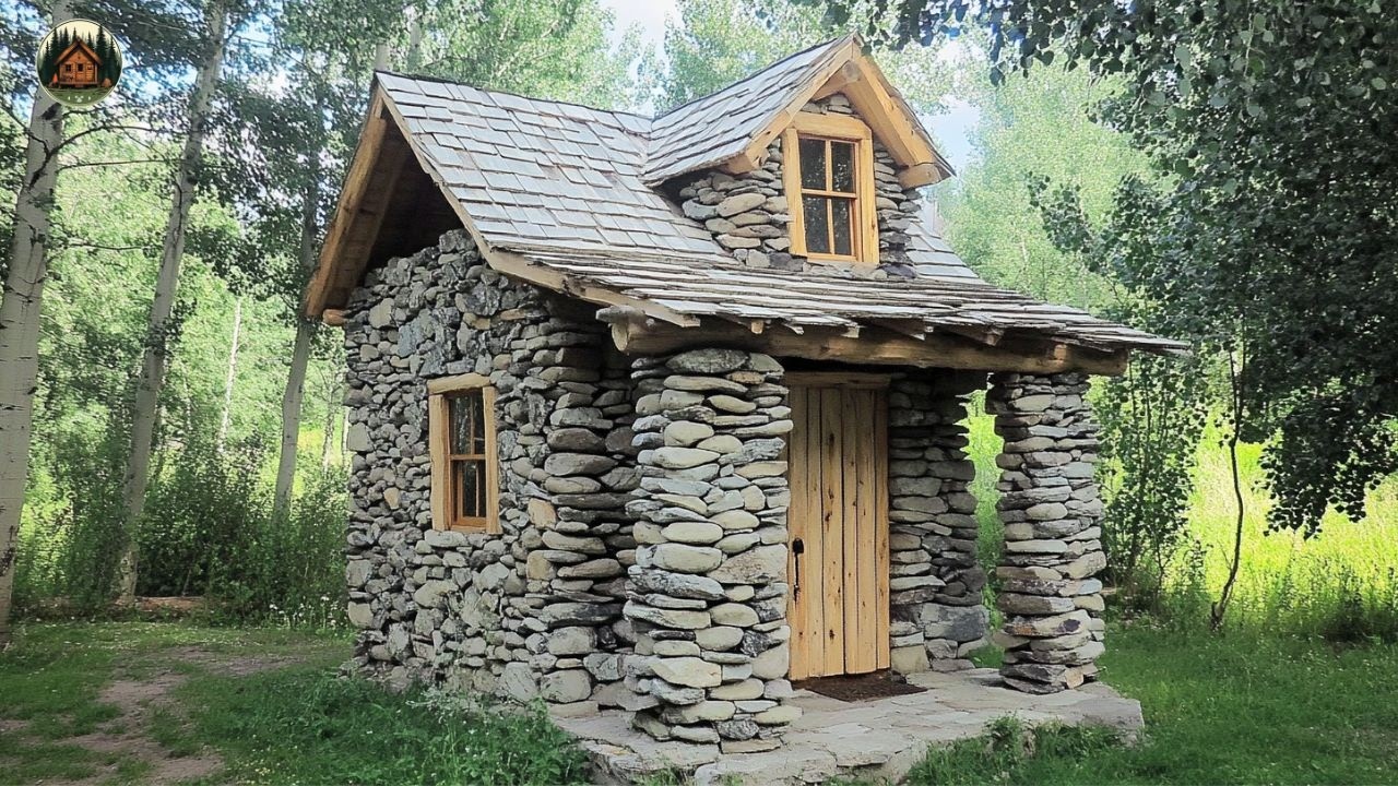 Construyendo en el Bosque: La Aventura del Hombre Guapo que Creó Su Propio Refugio