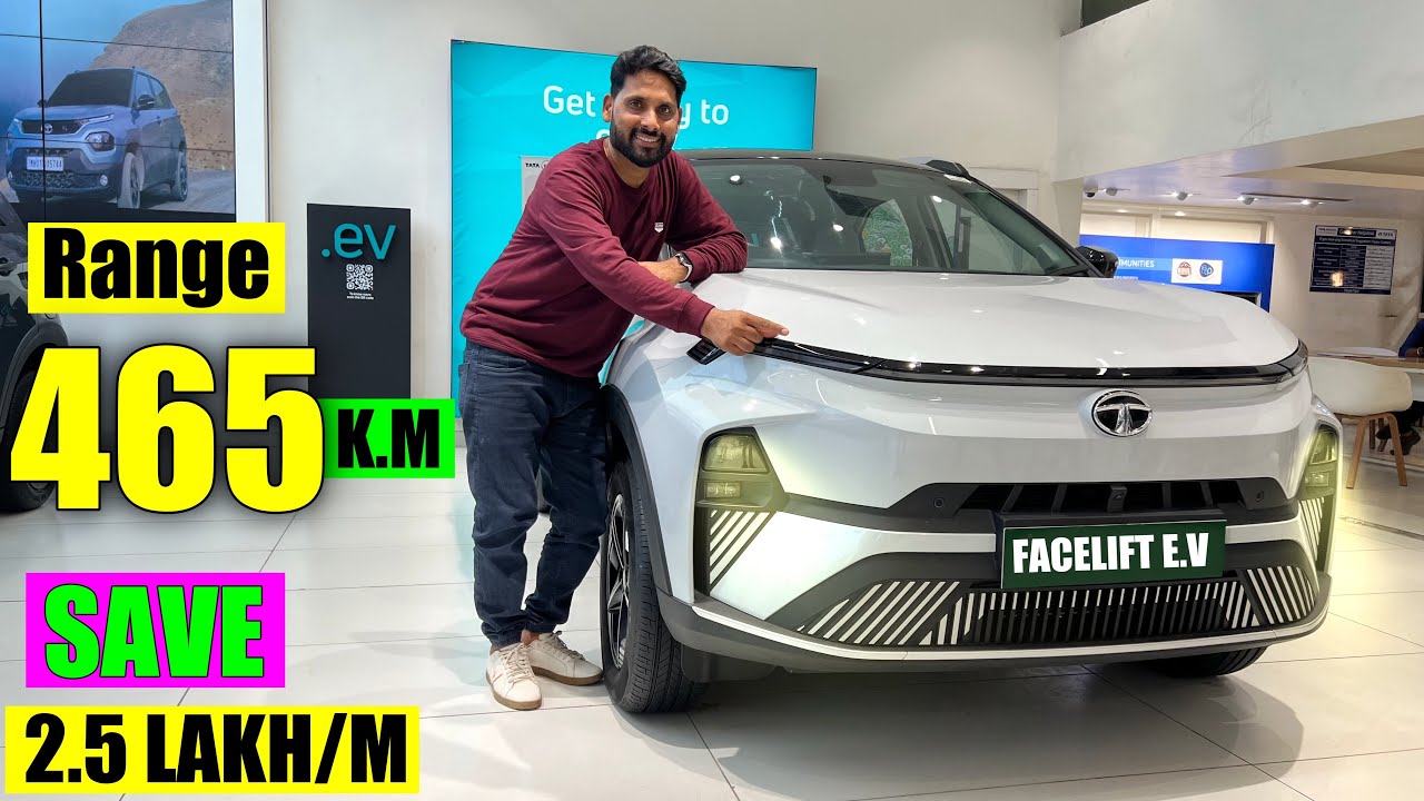 New Tata Nexon EV Top Model 2024 Save 2.5 lakh / Month