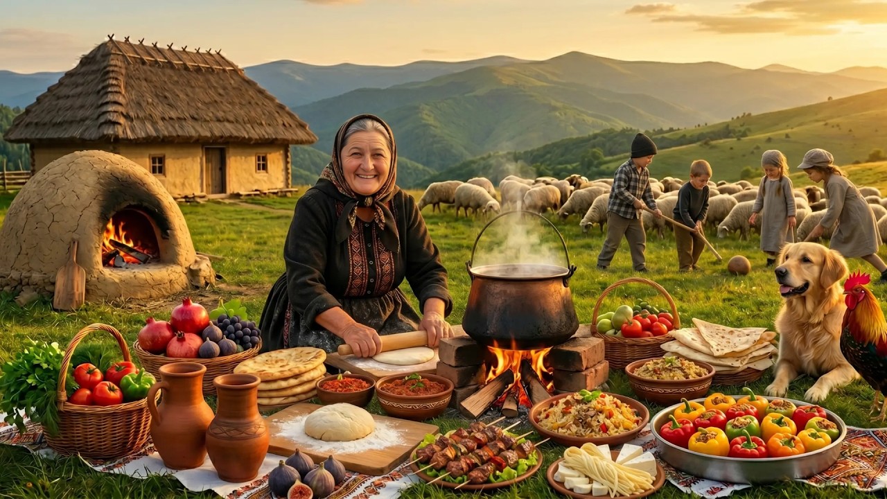 Leave Your Stress Behind: A Quiet Day of Village Cooking & Slow TV [4K]