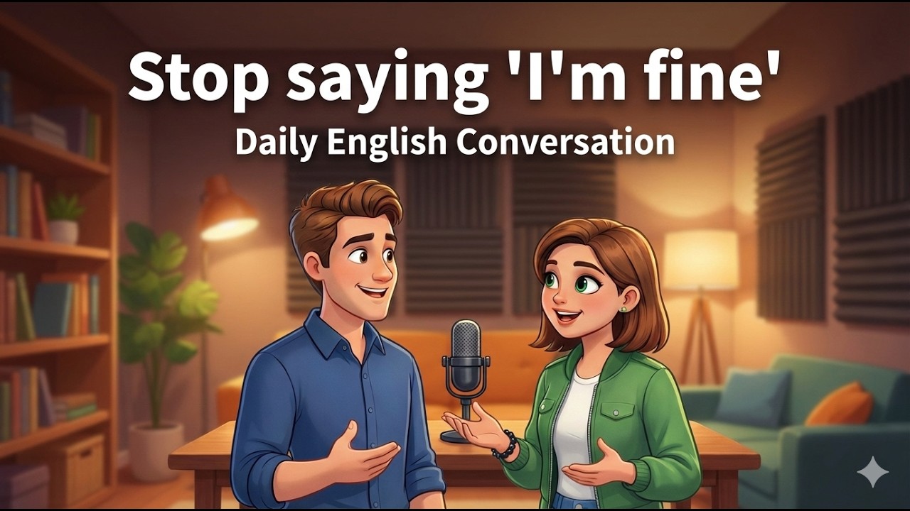 Stop saying I'm fine, 5 More Advanced Expressions | Speak Beautiful English Channel Podcast