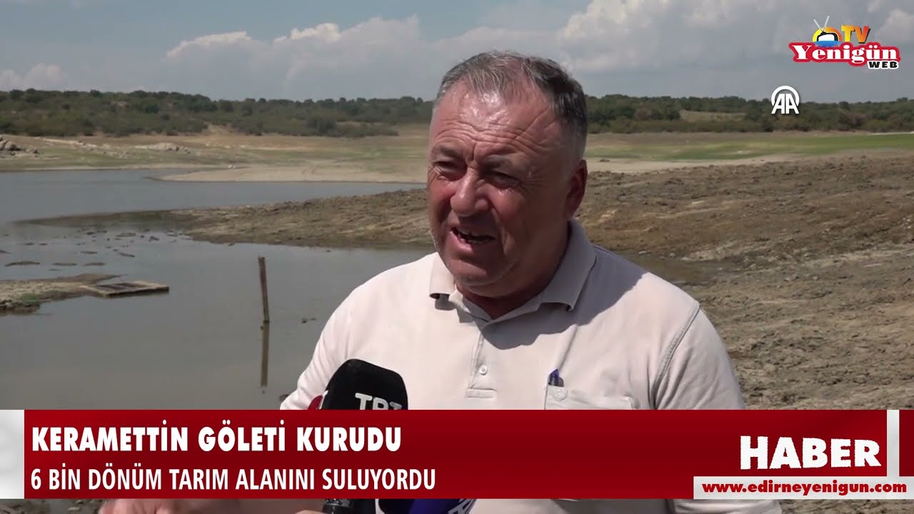Keramettin Göleti kurudu
