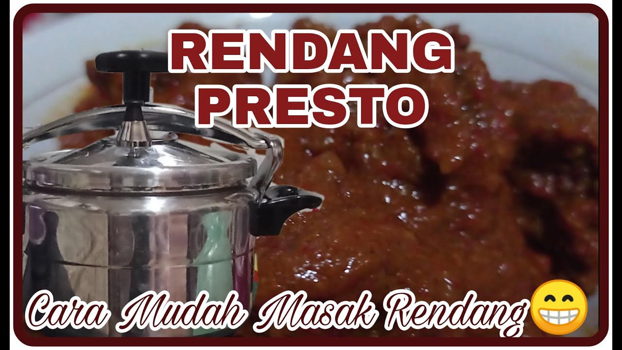 Cara Memasak Rendang Dengan Panci Presto