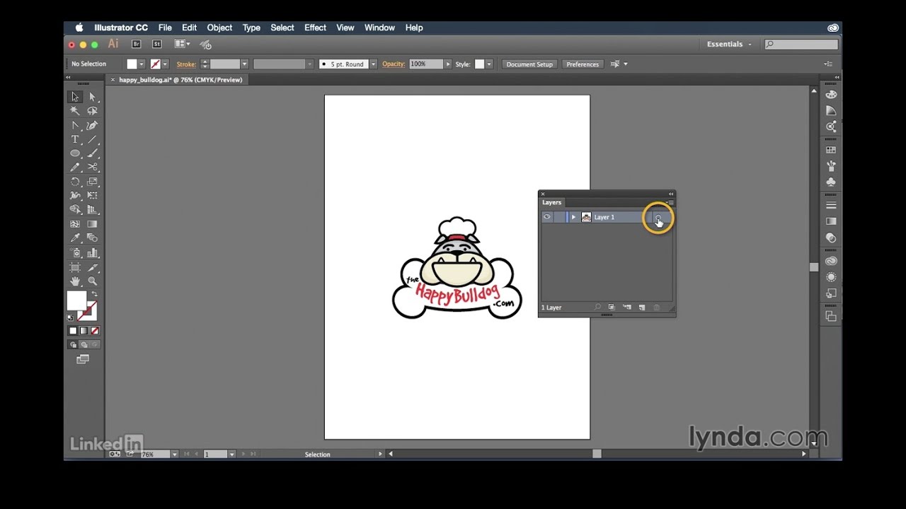 Illustrator Tutorial - Exploring the Layers panel