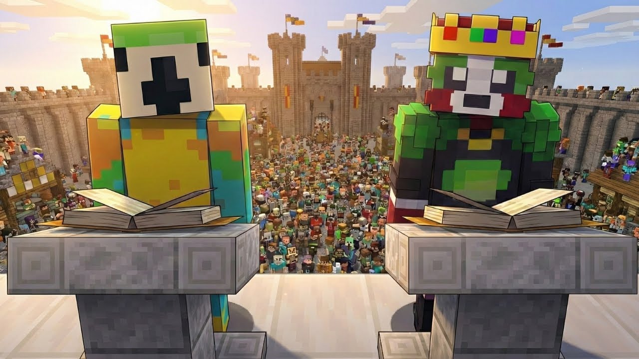 Tóm tắt: Cuộc chiến tranh cử Tổng Thống trong server Minecraft!!