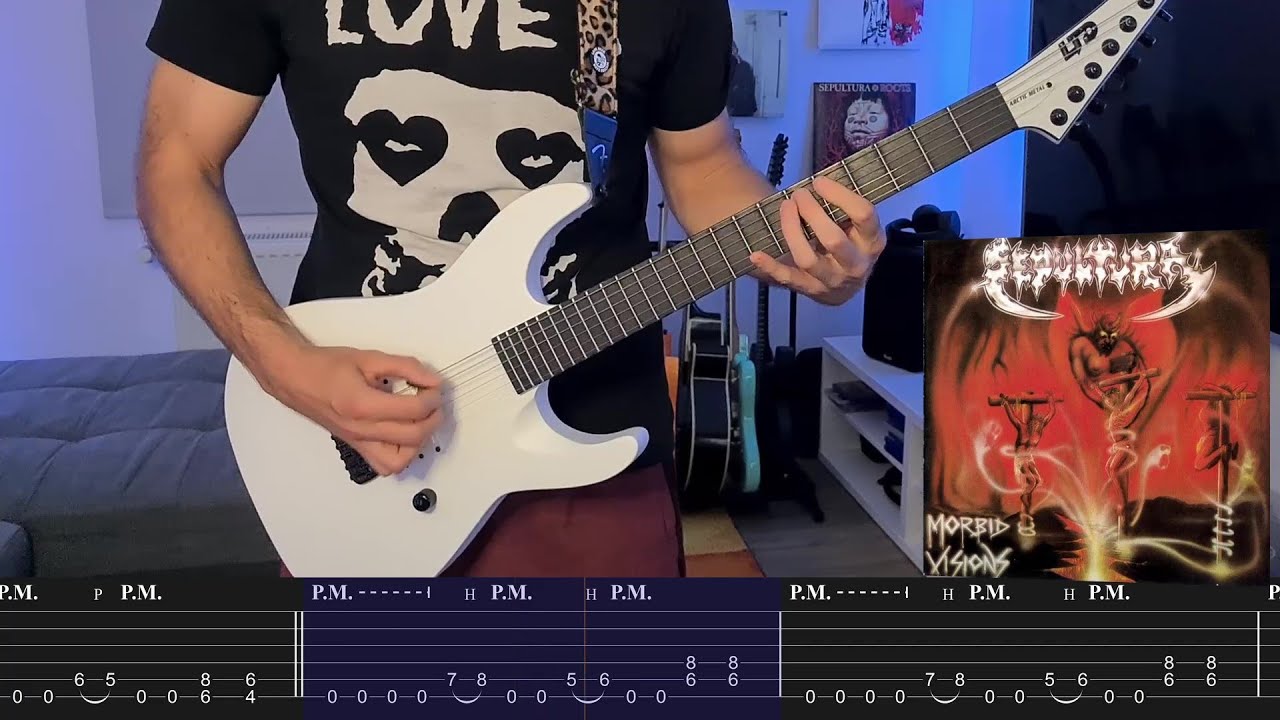 Sepultura - Morbid Visions (Guitar Cover + Screentabs)