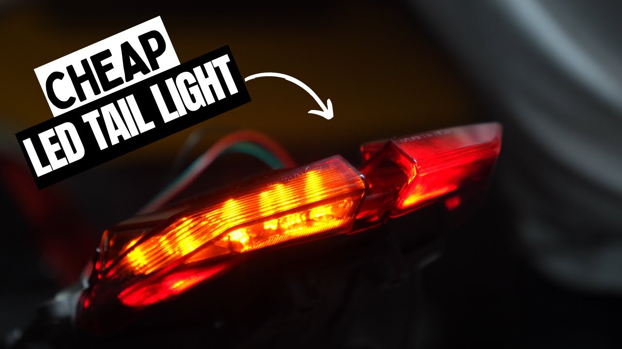 Установка интегрированного светодиодного заднего фонаря Ducati Hypermotard