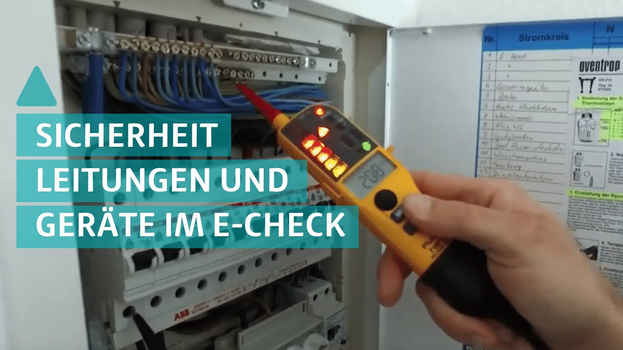 E-Check – Wenn der Profi Ihre Haushaltsgeräte prüft
