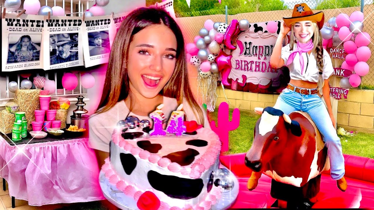 Así organicé el cumple de 14 de mi hermana ✨🎂 (con toro mecánico 🐂)