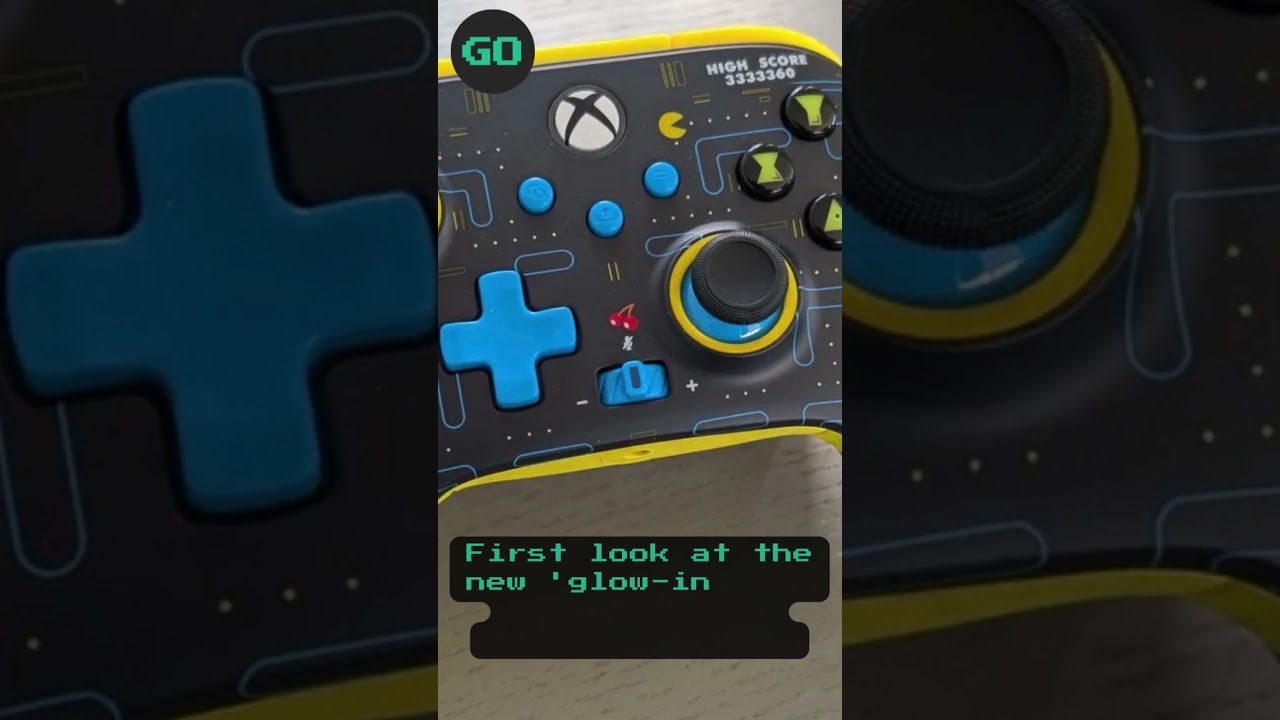 First look at the new 'glow in the dark' Pac Man Xbox controller