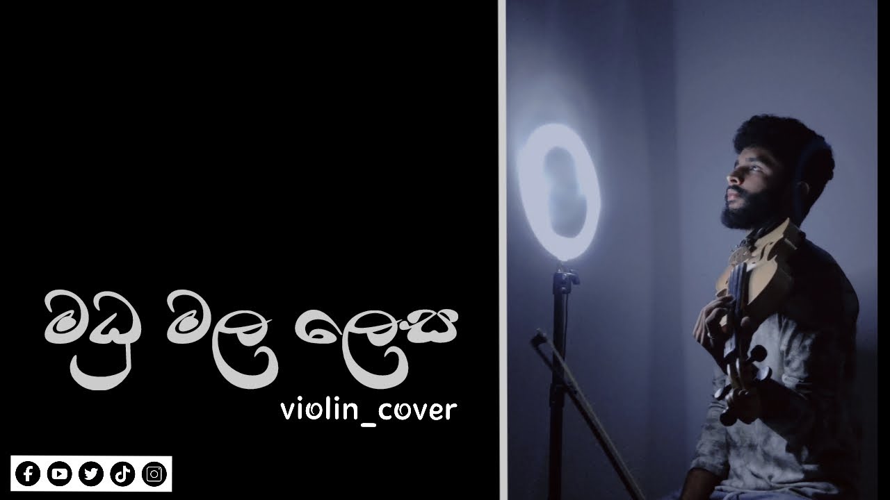 Madu Mala Lesa (Cover)| මධු මල ලෙස | Violin Cover_Nadun Vishwanath