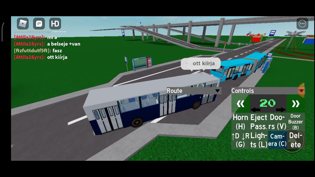 Roblox Urbanmove 5 65ös busz és az új Volvo 7000A indításjelző