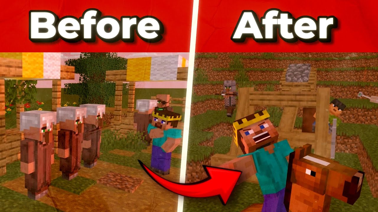 Villagers have an ARMY NOW?!| Villager Soldier Vanilla V6 Addon