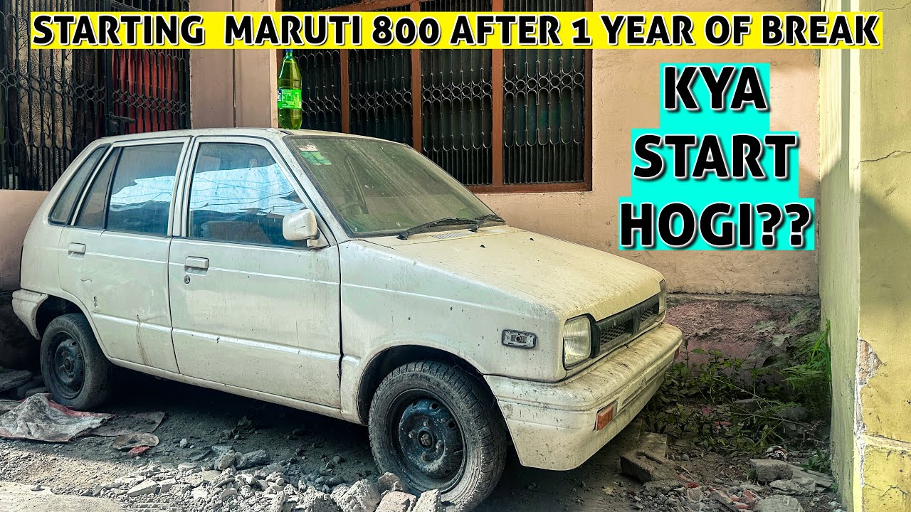 Starting my Dad’s Maruti 800 after year | Will it start? | Dragstar MotoVlogs | #maruti #800 #oldcar