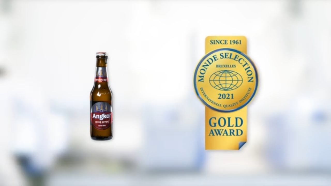 Angkor Beer (Bottle 33cl) | Gold Award Monde Selection 2021