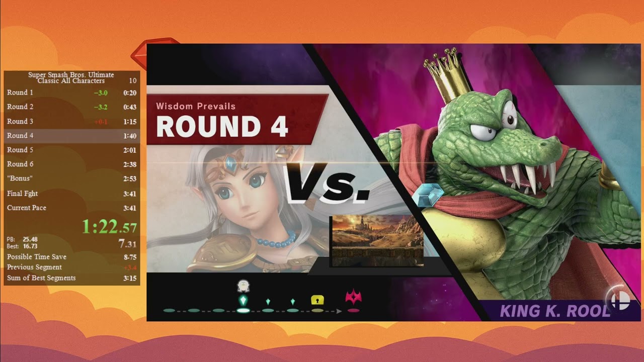 SSBU l Zelda 0.0 Classic Mode l 3m40s l Switch - (10/11/2025)