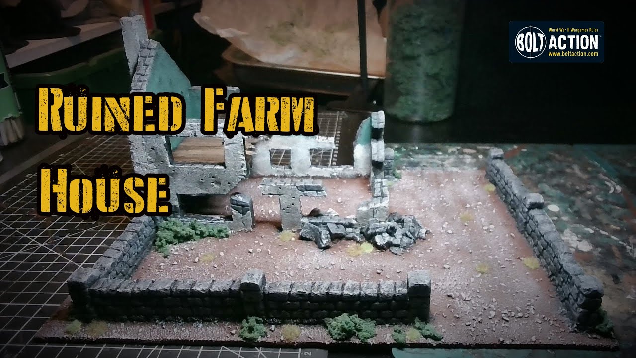 Bolt Action Ruined Farm House