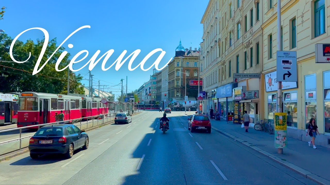 Driving through Vienna: Austria scenic drive