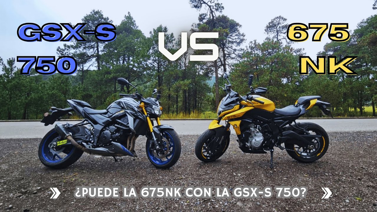675 NK vs GSX-S 750 // Algo salió muy mal ⚠️// ¿Qué tan rápida es realmente la GSX-S 750?