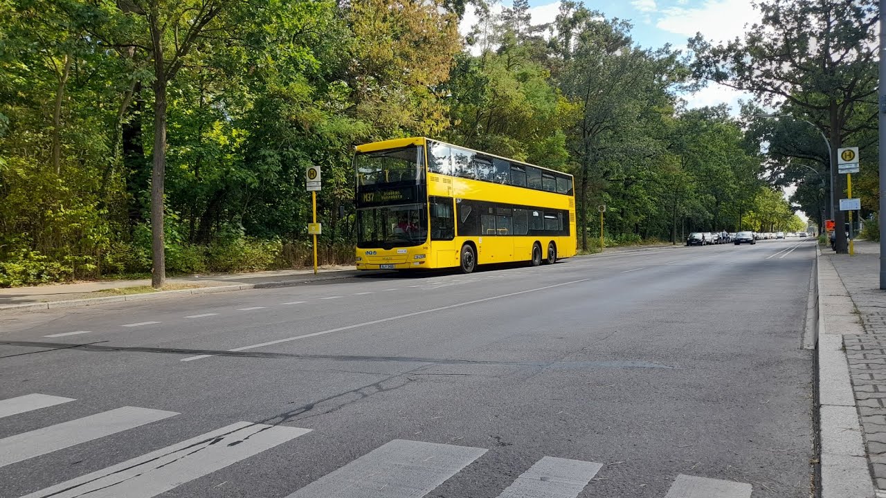 Mitfahrt im kompletten M37 von Waldkrankenhaus bis Hahneberg im MAN DL 08 3400