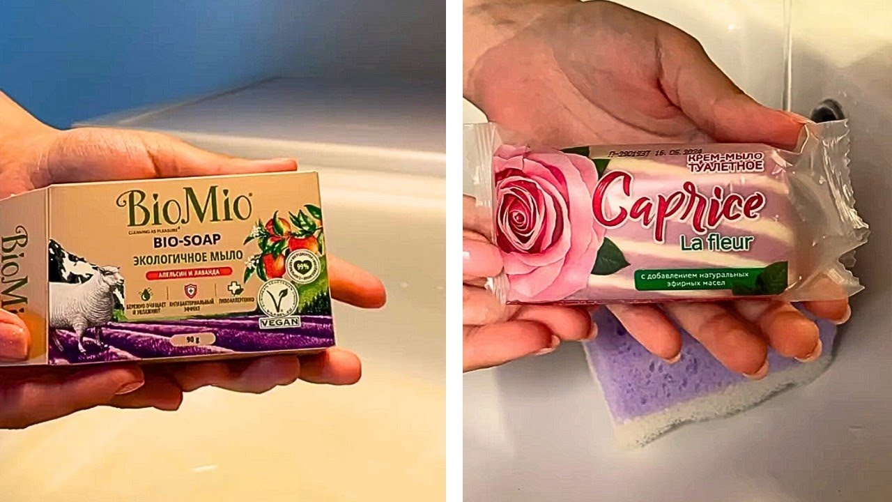 “You Won’t Believe the Foam! 😱 BioMio vs Caprice Soap – Ultimate Lather Test 🧼🔥”