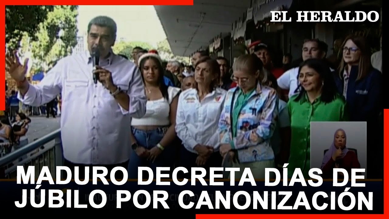 Maduro decreta días de júbilo no laborables el 19 y 20 de octubre por canonizaciones
