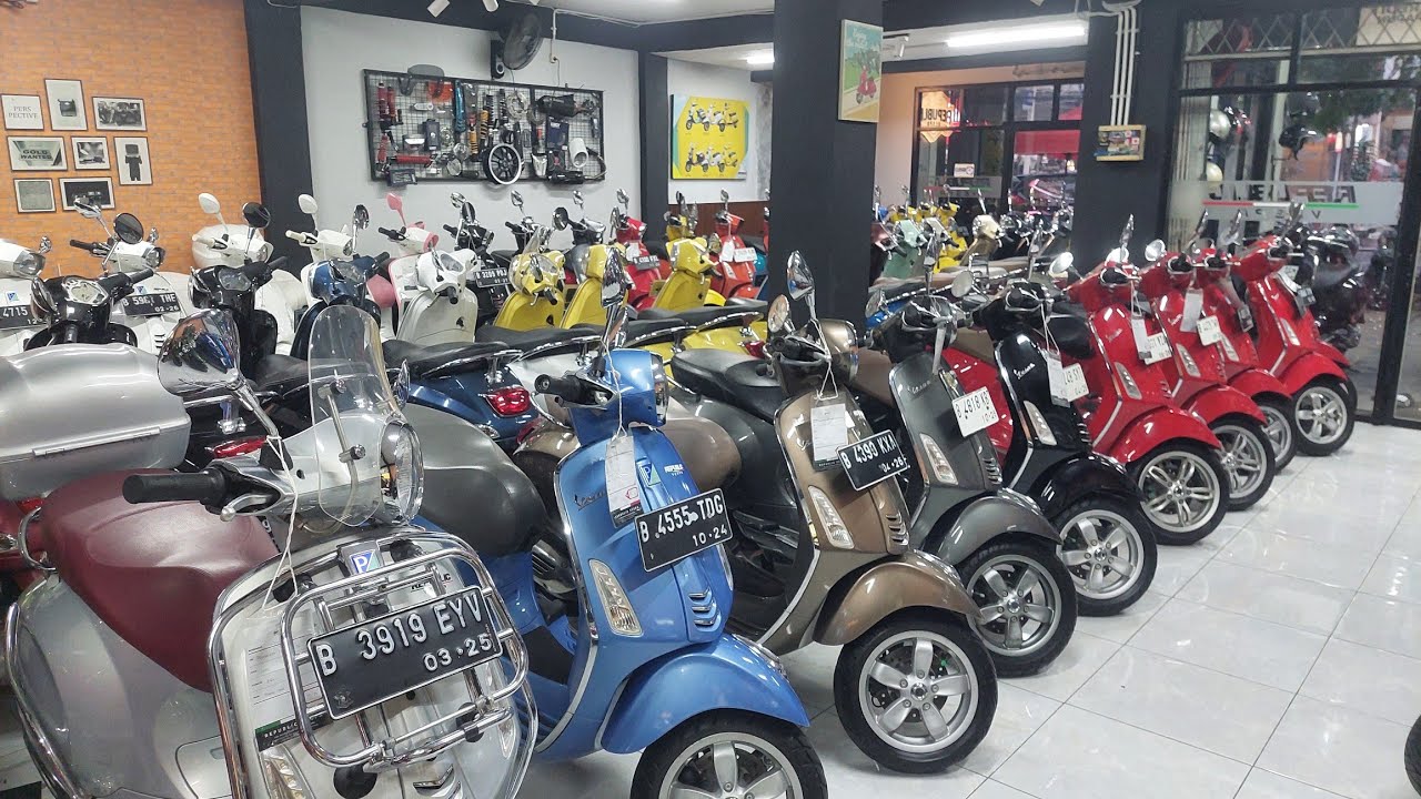 UPDATE STOK VESPA BEKAS MURAH‼️ CASH KREDIT TUKER-TAMBAH⁉️ GASSSTERUS | MNVLOG
